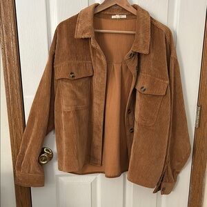 Corduroy Tan Jacket